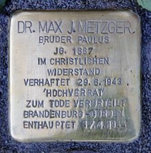 Foto von der Stolpersteinverlegung